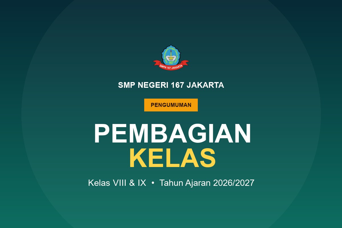 Pembagian Kelas Murid Tahun Ajaran 2026/2027