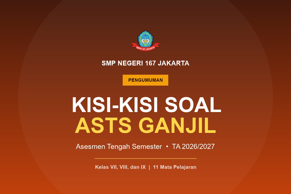 Kisi-Kisi Soal ASTS Ganjil Tahun Ajaran 2026/2027
