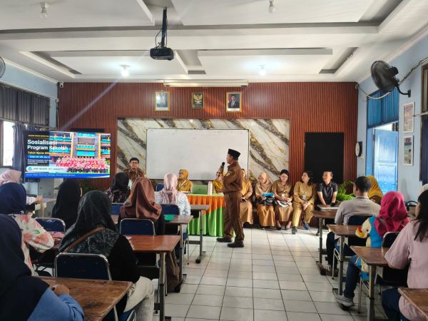 Dokumentasi Sosialisasi Program Sekolah Kelas VII SMPN 167 Jakarta