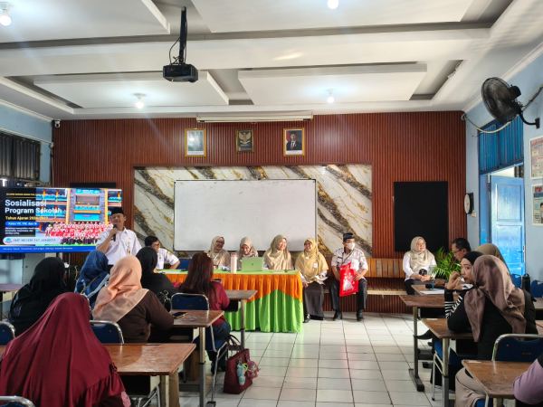 Dokumentasi Sosialisasi Program Sekolah Kelas VIII SMPN 167 Jakarta