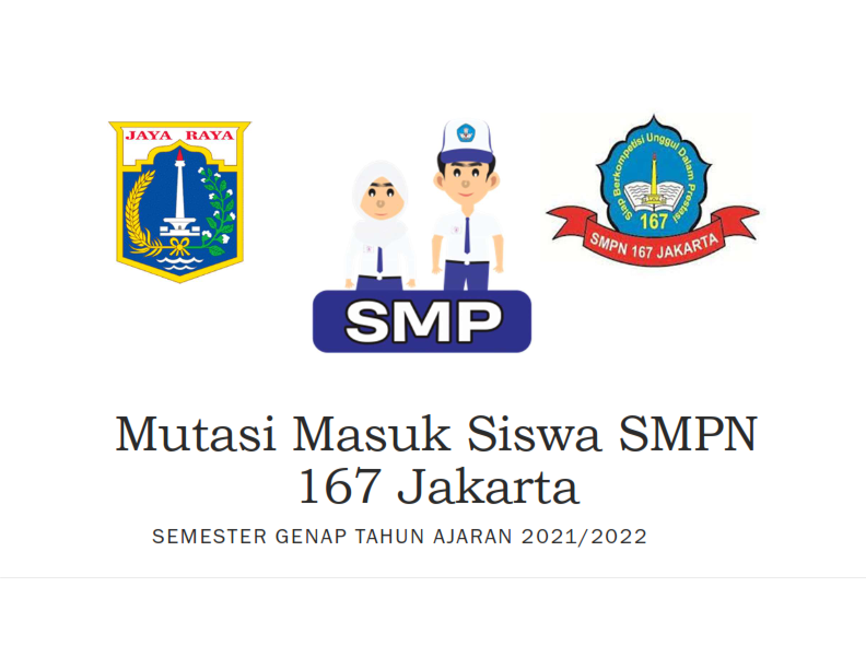 Pengumuman Hasil Mutasi Masuk Peserta Didik Semester Genap Tahun Ajaran 2021/2022