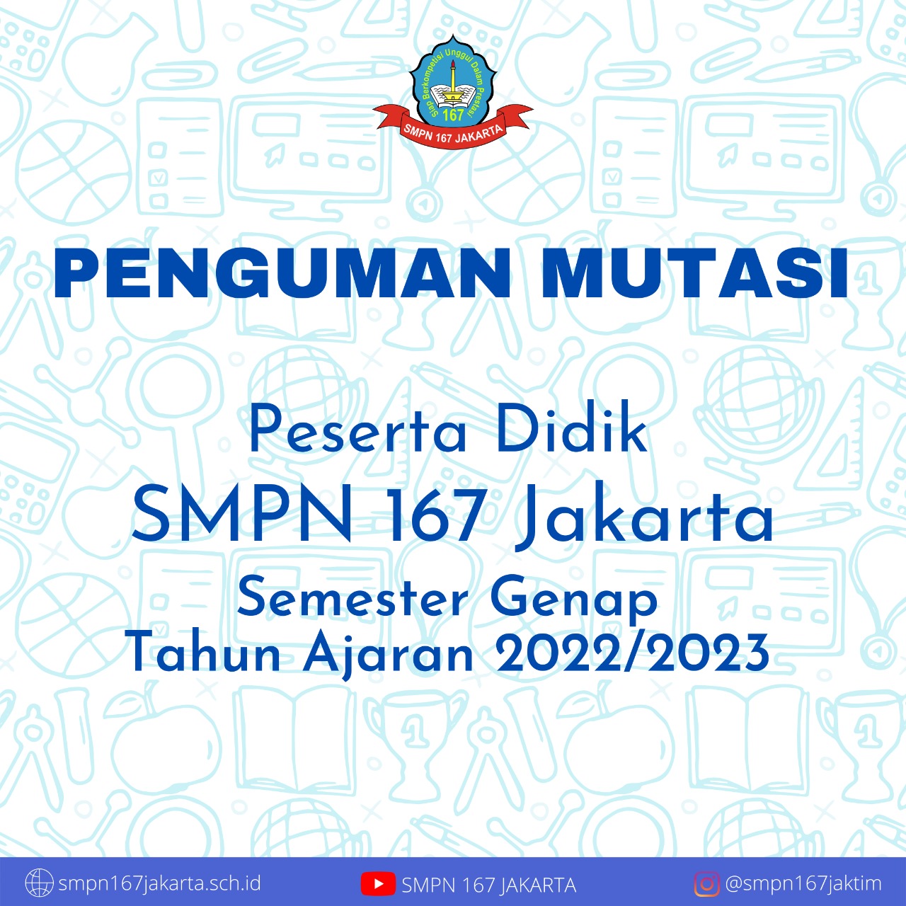 Pengumuman Mutasi Peserta Didik Semester Genap Tahun Ajaran 2022/2023
