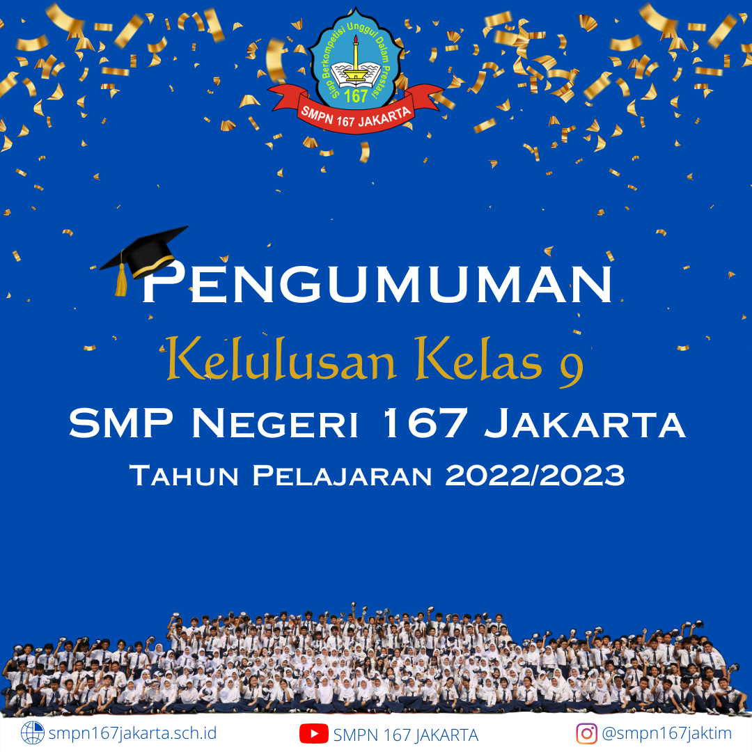 Pengumuman Kelulusan Kelas IX Tahun Pelajaran 2022/2023