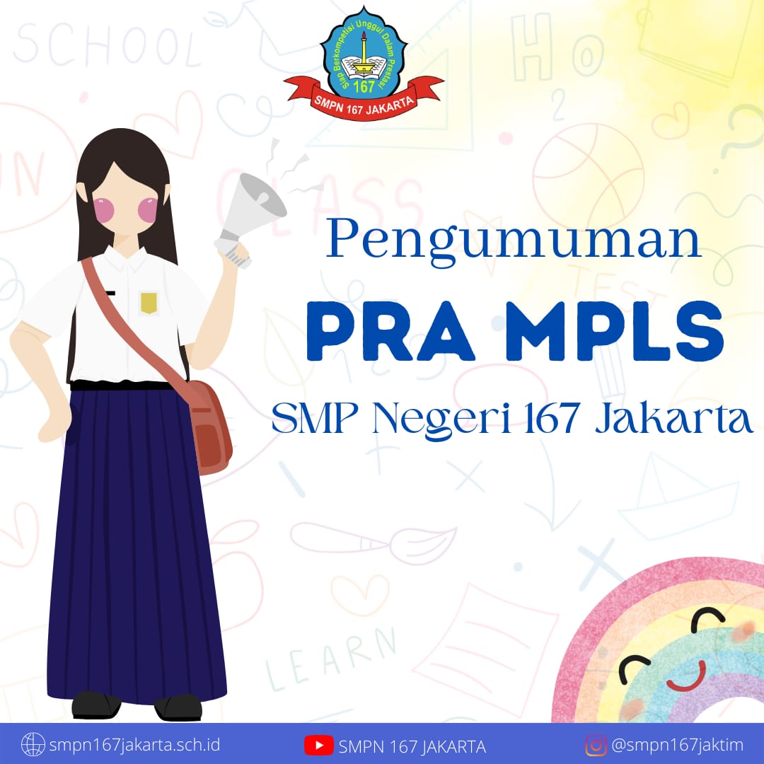 Pengumuman PRA MPLS TP 2023/2024 SMPN 167 Jakarta