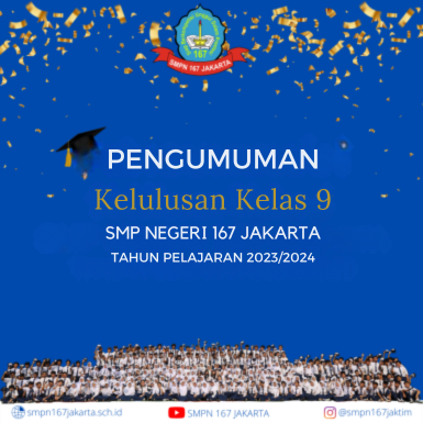 Pengumuman Kelulusan Kelas IX Tahun Pelajaran 2023/2024