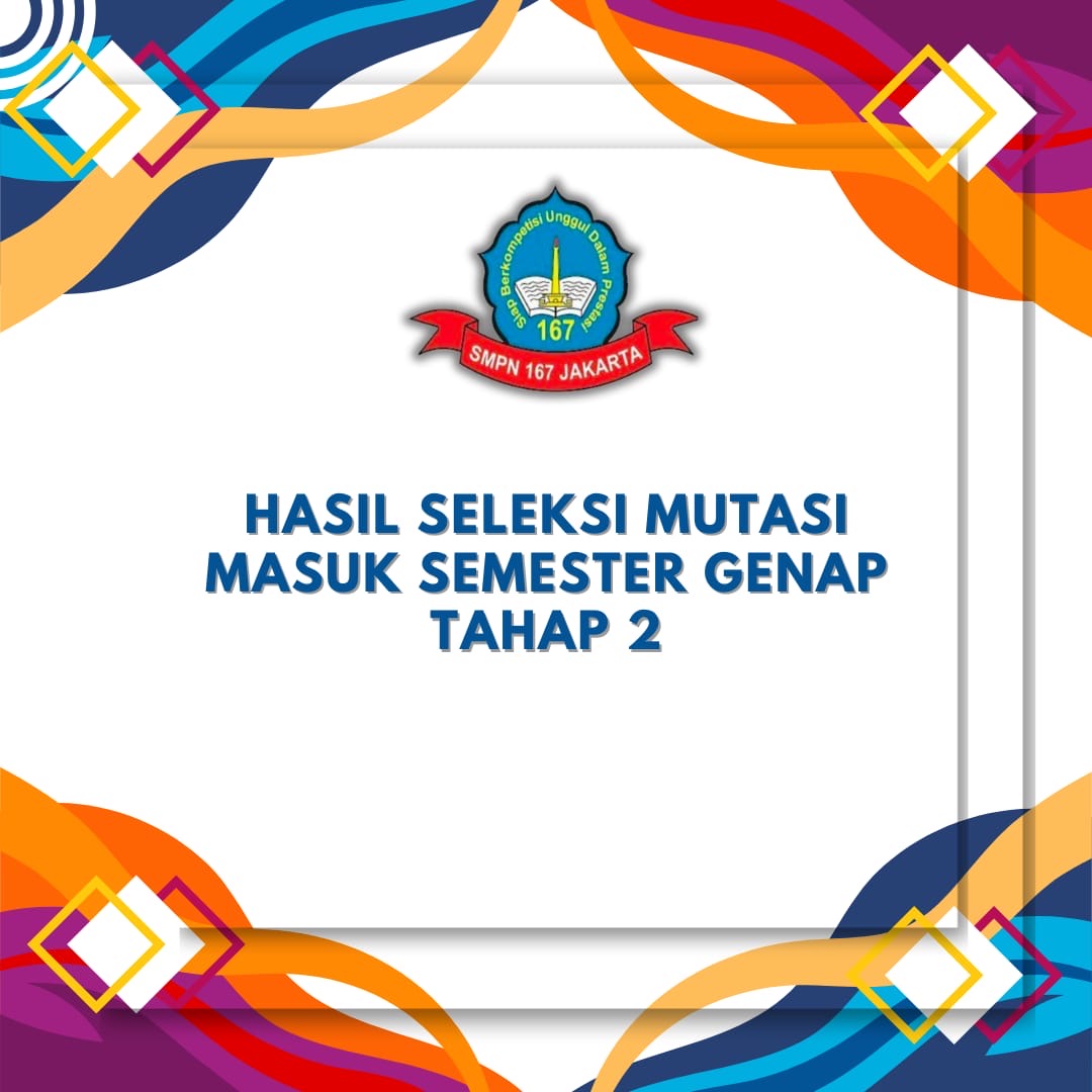 HASIL SELEKSI MUTASI MASUK SEMESTER GENAP TAHAP 2